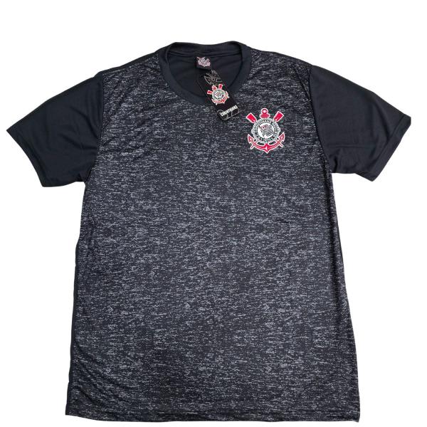 Imagem de Camisa Masculina Corinthians Timão premium Preto Cinza Limitada SPR