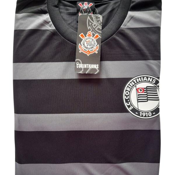 Imagem de Camisa Masculina Corinthians Timao Sccp Leading Preto SPR