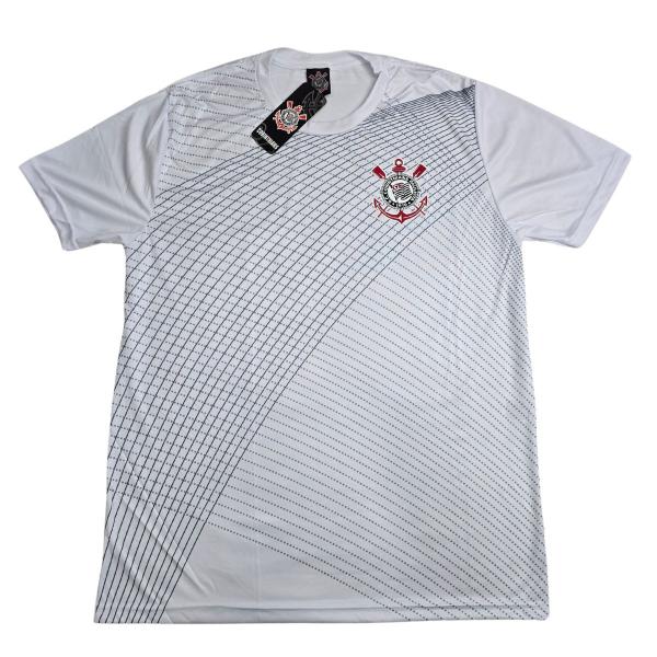 Imagem de Camisa Masculina Corinthians Timão Square Dotted Branco SPR