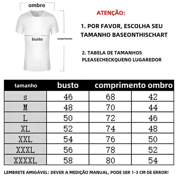 Imagem de Camisa Masculina de Fitness - Manga Curta, Secagem Rápida, Casual (4 Estações)