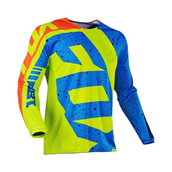 Imagem de Camisa Masculina de Manga Comprida para Motocross, MTB e Ciclismo - Ideal para Off-Road e DH