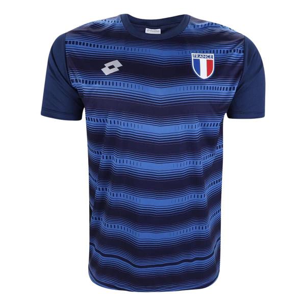 Imagem de Camisa Masculina França Lotto Com Proteção Solar Uv 40+ Azul