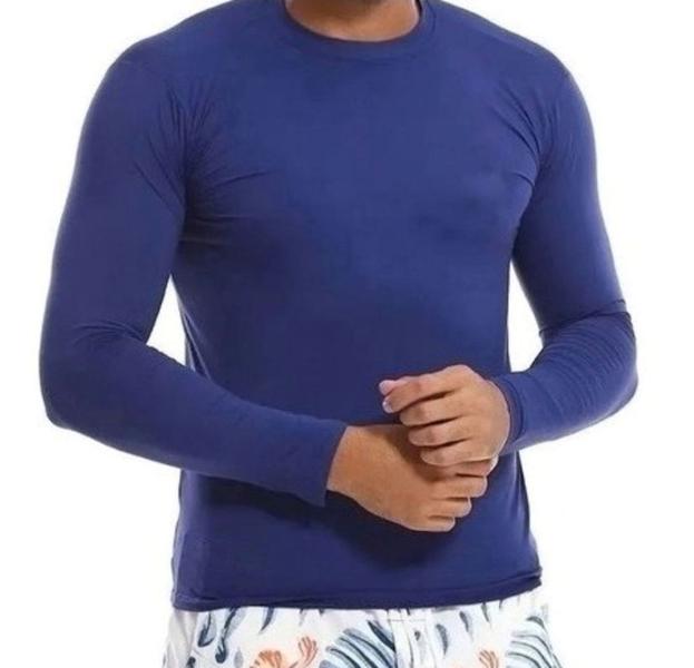 Imagem de Camisa masculina manga longa esporte proteção solar Uv+50 confortável confortavel