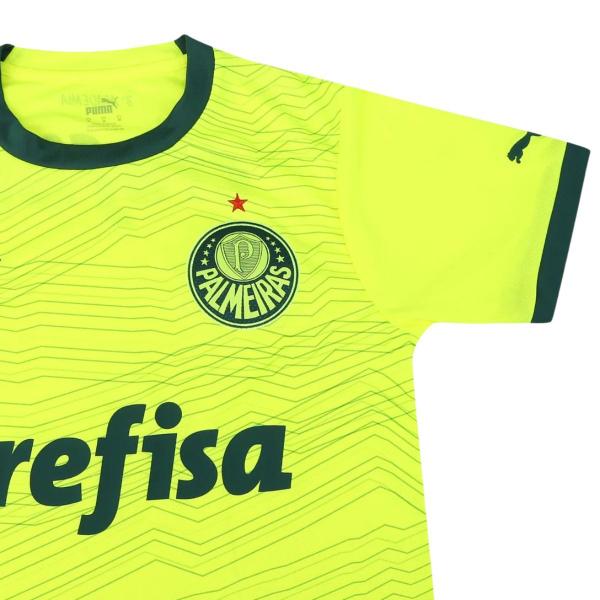 Imagem de Camisa Masculina Palmeiras III 2023 Verde Limão