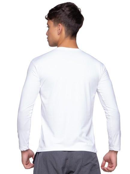 Imagem de Camisa Masculina Poliamida Proteção Solar Uv+50 Térmica Praia Segunda Pele Manga Longa