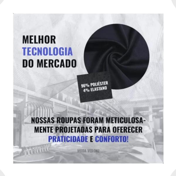 Imagem de Camisa Masculina Preta Termica Proteção Uv