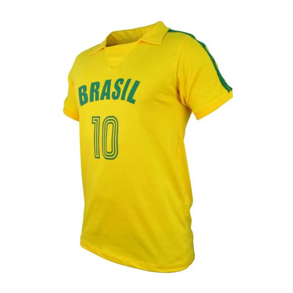 Imagem de Camisa Masculina Retrô Brasil Camisa 10