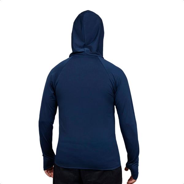 Imagem de Camisa Masculina Termica Frio Inverno Proteção Uv Capuz