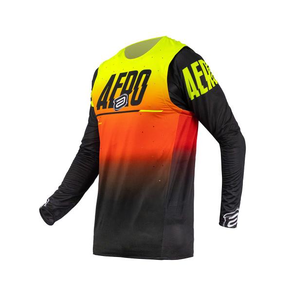 Imagem de Camisa Motocross Cross ASW Concept Future Amarelo Off Road