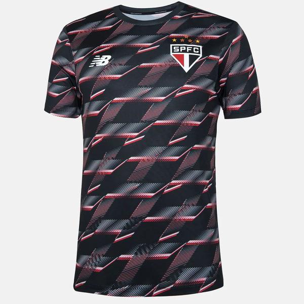 Imagem de Camisa New Balance São Paulo Pré-Jogo 2024 Preta