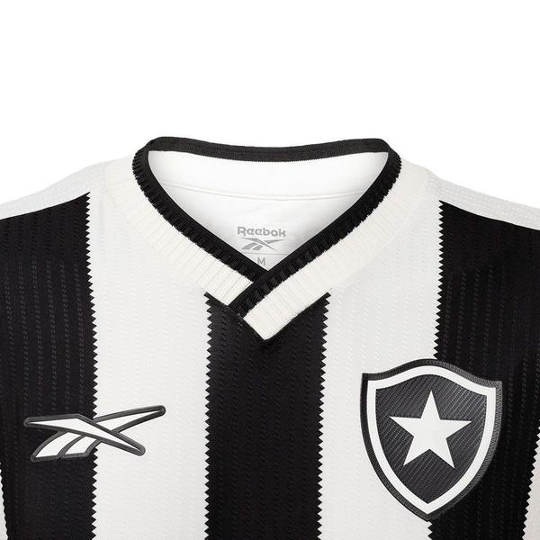 Imagem de Camisa Oficial Botafogo I 24/25 Infantil Off White Preto