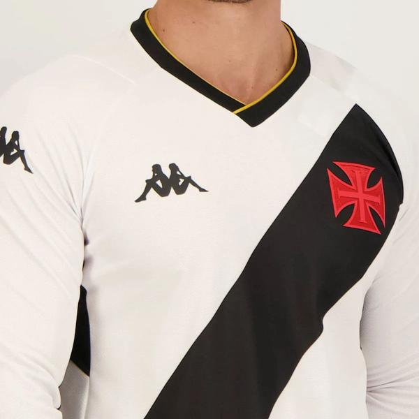 Imagem de Camisa Oficial do Vasco Da Gama Manga longa nº2 Branco 2023-Masculino