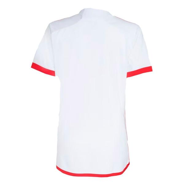 Imagem de Camisa Oficial Flamengo II 24/25 Feminina Branco Vermelho