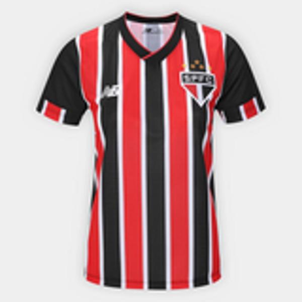 Camisa Oficial São Paulo II 24/25 s/n Torcedor New Balance Feminina - Vermelho+Branco Imagem de Camisa Oficial São Paulo II 24/25 s/n Torcedor New Balance Feminina - Vermelho+Branco