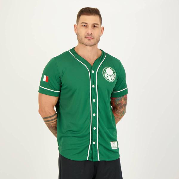 Imagem de Camisa Palmeiras Baseball Escudo Verde