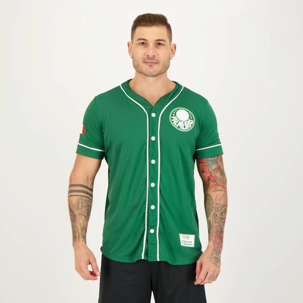 Imagem de Camisa Palmeiras Baseball Escudo Verde