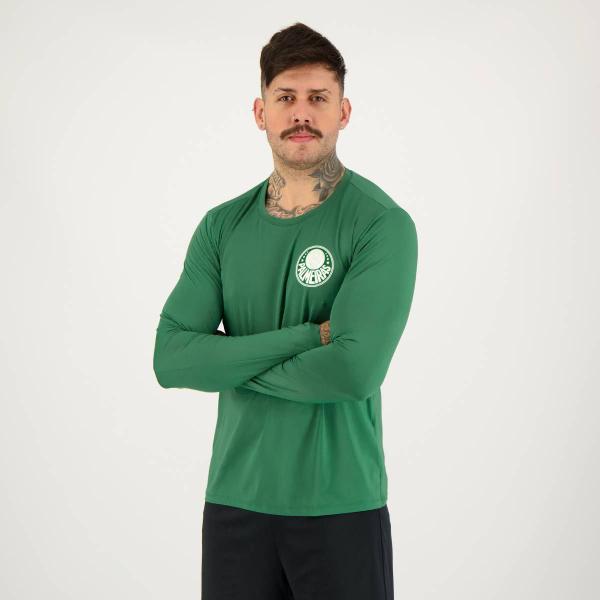 Imagem de Camisa Palmeiras Brave Manga Longa UV 50 Verde