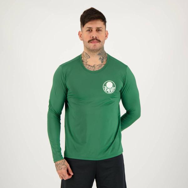 Imagem de Camisa Palmeiras Brave Manga Longa UV 50 Verde