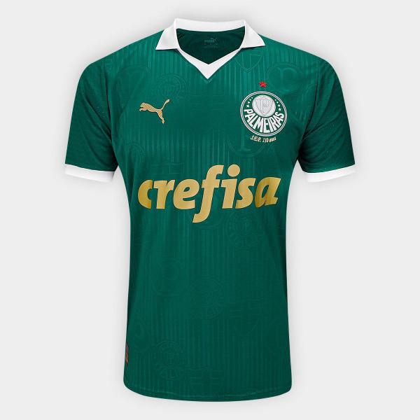 Camisa Palmeiras I 24/25 s/n Jogador Puma Masculina Camisa Palmeiras I 24/25 s/n Jogador Puma Masculina