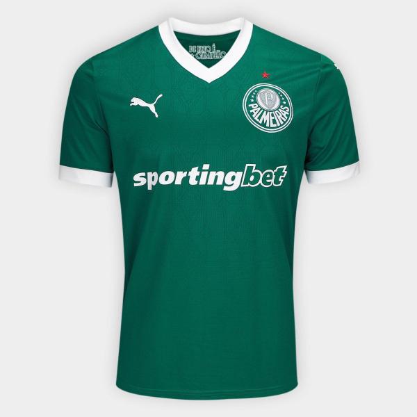 Camisa Palmeiras I 25/26 s/n Torcedor Puma Masculina Camisa Palmeiras I 25/26 s/n Torcedor Puma Masculina