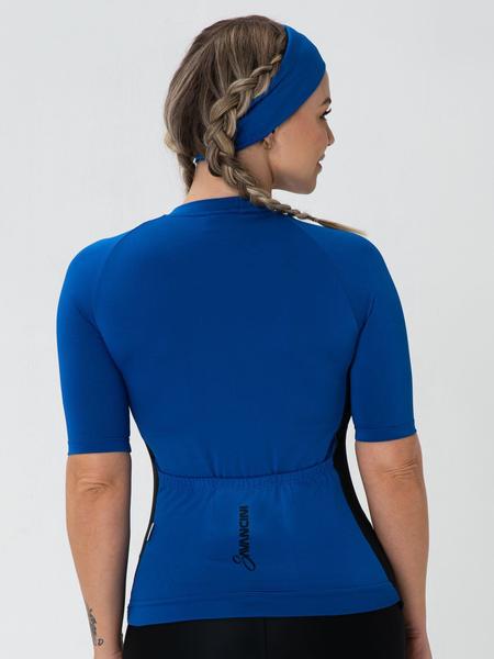 Camisa Para Ciclismo Feminina Azul Bic Savancini Fun (1306) Imagem de Camisa Para Ciclismo Feminina Azul Bic Savancini Fun (1306)