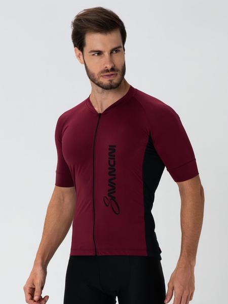 Imagem de Camisa Para Ciclismo Masculina Bordô Savancini Fun (1110)