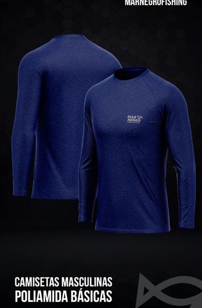 Camisa Poliamida Pesca Marinho - G1 - mar negro Imagem de Camisa Poliamida Pesca Marinho - G1