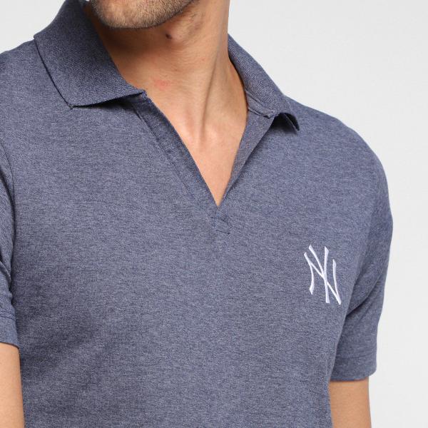 Imagem de Camisa Polo New York Yankees New Era Fashion Icon Stripes Masculina