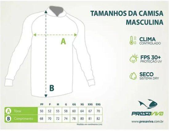 Imagem de Camisa presa viva tucunare acu 04/ favo 2/sub p