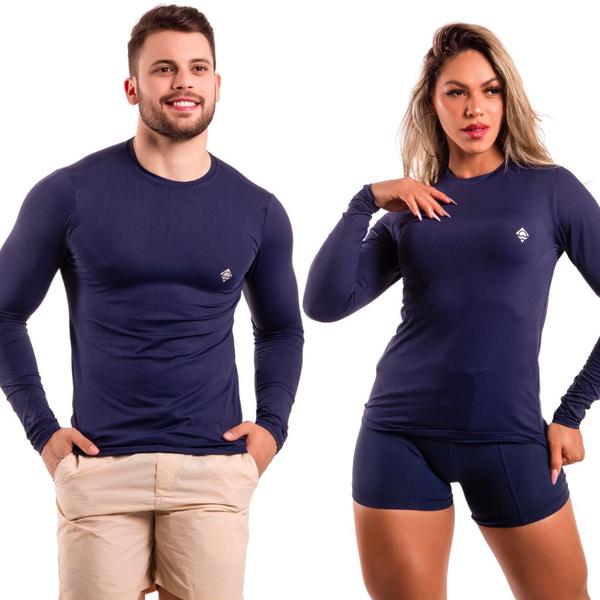 Imagem de Camisa Proteção Solar UV 50 Camiseta Térmica Dry Fit