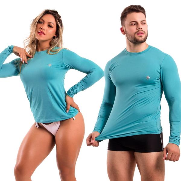 Imagem de Camisa Proteção Solar UV 50 Camiseta Térmica Dry Fit