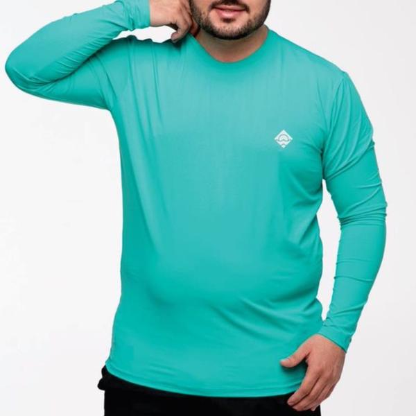 Imagem de Camisa Proteção Solar Uv 50 Plus Size Masculino