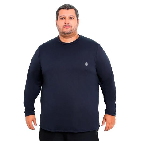 Imagem de Camisa Proteção Solar Uv 50 Plus Size Masculino