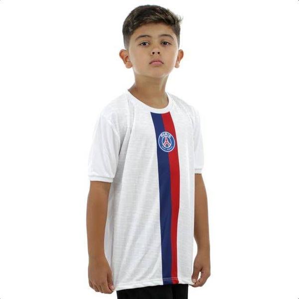 Camisa PSG Braziline Illuvium Infantil Imagem de Camisa PSG Braziline Illuvium Infantil
