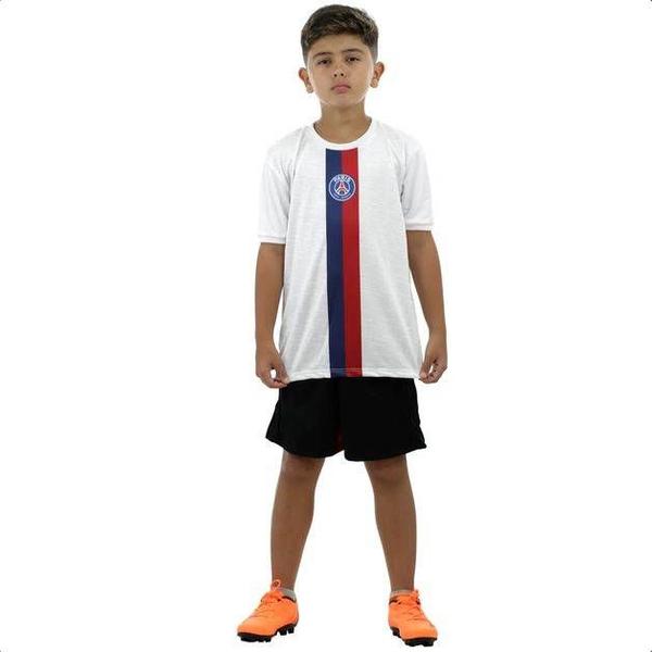 Camisa PSG Braziline Illuvium Infantil Imagem de Camisa PSG Braziline Illuvium Infantil
