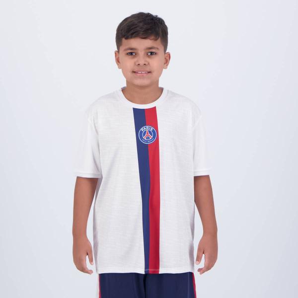 Imagem de Camisa PSG Illuvium Infantil Branca