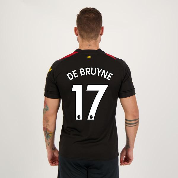 Camisa Puma Manchester City Away 2023 17 De Bruyne Imagem de Camisa Puma Manchester City Away 2023 17 De Bruyne