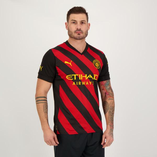 Imagem de Camisa Puma Manchester City Away 2023 9 Haaland