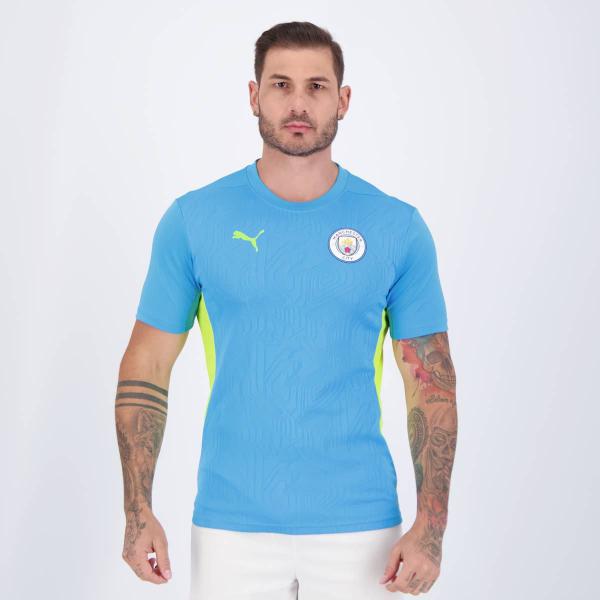 Imagem de Camisa Puma Manchester City Treino 2025 Azul