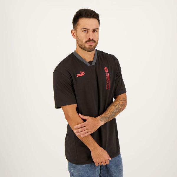 Imagem de Camisa Puma Milan FTBL Culture Graph Preta