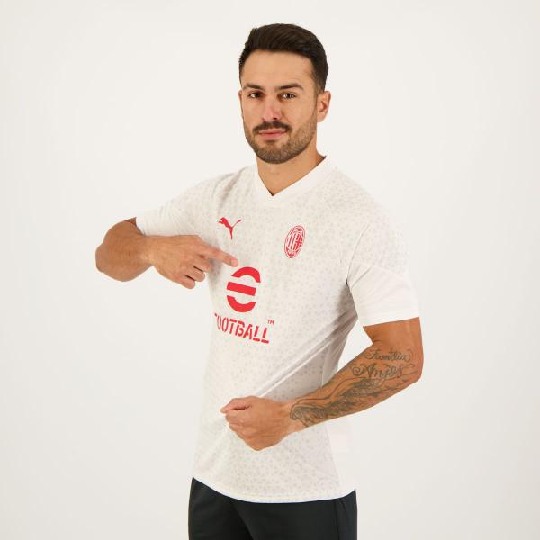 Imagem de Camisa Puma Milan Treino 2024 Cinza