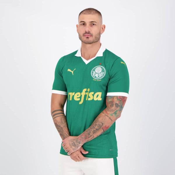 Imagem de Camisa Puma Palmeiras I 2024 23 R. Veiga