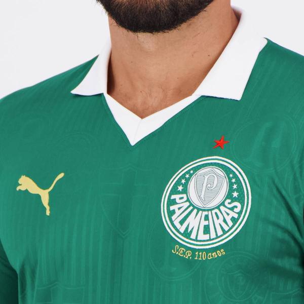 Imagem de Camisa Puma Palmeiras I 2024 9 F. Anderson