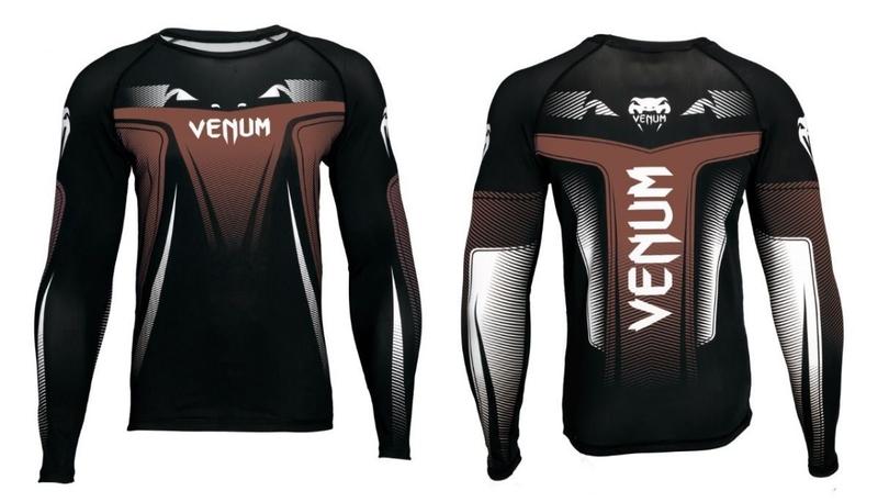 Imagem de Camisa Rash Guard Lycra Manga Longa 3.0 - Marrom - Venum