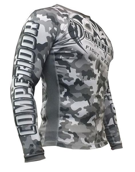 Imagem de Camisa Rash Guard - Manga Longa - Camuflado Urbano - 2810U - Dominium