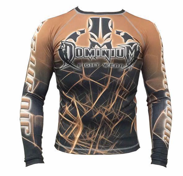 Imagem de Camisa Rash Guard - Manga Longa - Marrom - Dominium