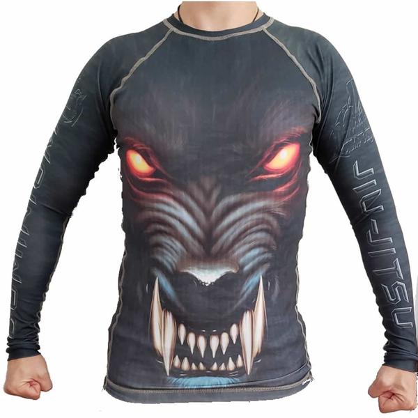 Imagem de Camisa Rash Guard - Manga Longa - Wolf - Dominium