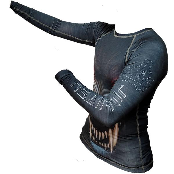 Camisa Rash Guard - Manga Longa - Wolf - Dominium Imagem de Camisa Rash Guard - Manga Longa - Wolf - Dominium