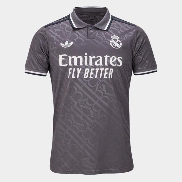 Camisa Real Madrid Third 24/25 s/n Torcedor Adidas Masculina Imagem de Camisa Real Madrid Third 24/25 s/n Torcedor Adidas Masculina