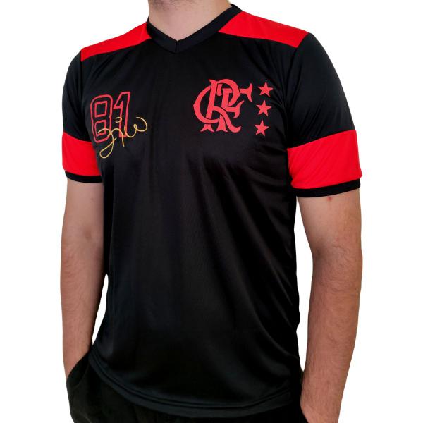 Imagem de Camisa Retro Flamengo Zico Mundial 1981 Oficial